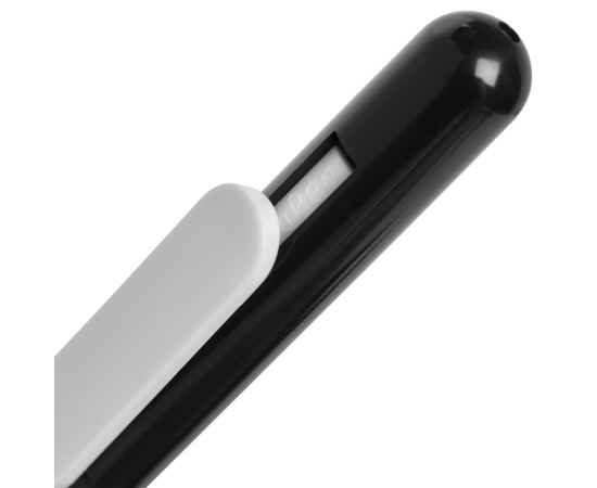 Ручка шариковая Swiper, черная с белым, Цвет: черный, Размер: 14, изображение 4