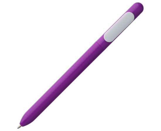 Ручка шариковая Swiper, фиолетовая с белым, Цвет: фиолетовый, Размер: 14, изображение 2