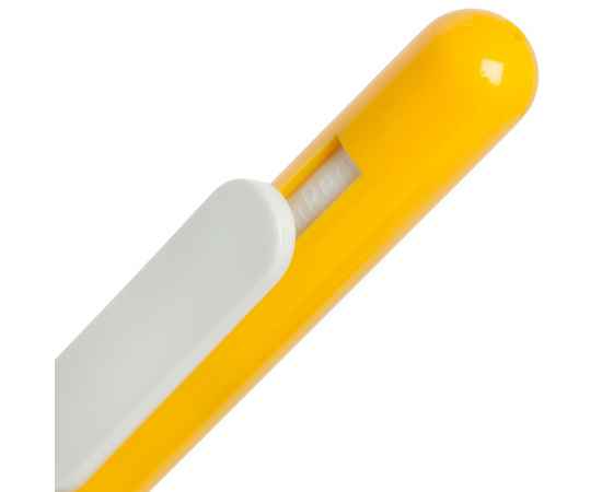 Ручка шариковая Swiper, желтая с белым, Цвет: желтый, Размер: 14, изображение 4