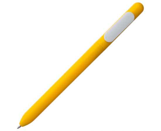 Ручка шариковая Swiper, желтая с белым, Цвет: желтый, Размер: 14, изображение 2