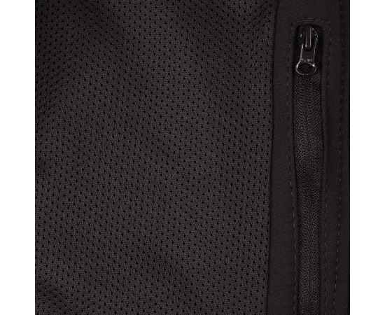 Куртка мужская Hooded Softshell черная, размер S, Цвет: черный, Размер: S, изображение 7