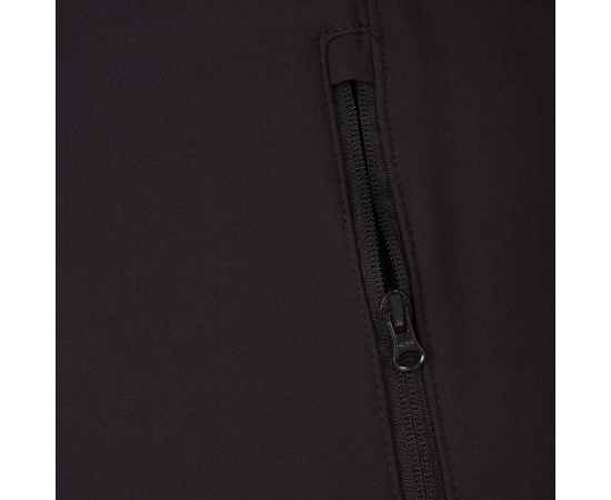 Куртка мужская Hooded Softshell черная, размер S, Цвет: черный, Размер: S, изображение 5