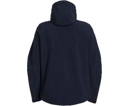 Куртка мужская Hooded Softshell темно-синяя, размер S, Цвет: темно-синий, Размер: S, изображение 3