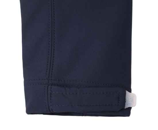 Куртка мужская Hooded Softshell темно-синяя, размер S, Цвет: темно-синий, Размер: S, изображение 6