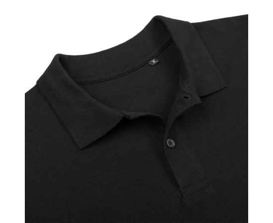 Рубашка поло мужская Inspire, черная G_PM4300021S, Цвет: черный, Размер: S, изображение 3
