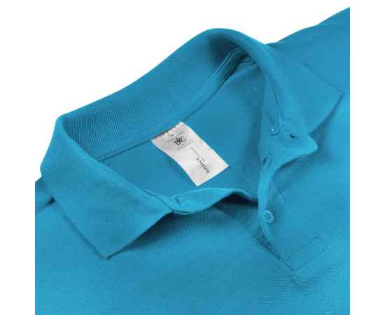 Рубашка поло Safran бирюзовая G_PU4094411S, Цвет: бирюзовый, Размер: S, изображение 3