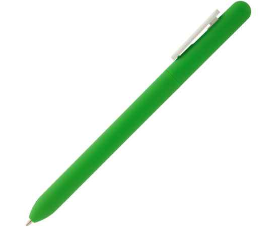 Ручка шариковая Swiper Soft Touch, зеленая с белым, Цвет: зеленый, Размер: 14, изображение 3