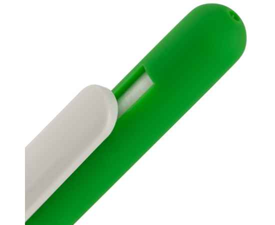 Ручка шариковая Swiper Soft Touch, зеленая с белым, Цвет: зеленый, Размер: 14, изображение 4