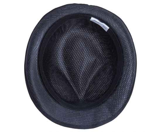 Шляпа Gentleman, черная с черной лентой, Цвет: черный, Размер: 56-58, изображение 4