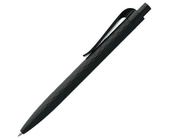 Ручка шариковая Prodir QS01 PRP-P Soft Touch, черная, изображение 3