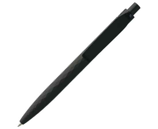 Ручка шариковая Prodir QS01 PRP-P Soft Touch, черная, изображение 2