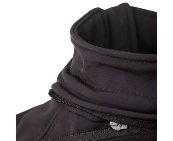 Куртка женская Hooded Softshell черная, размер S, Цвет: черный, Размер: S, изображение 4