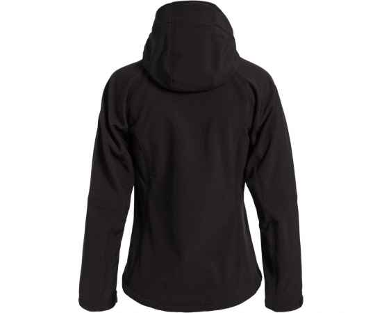 Куртка женская Hooded Softshell черная, размер S, Цвет: черный, Размер: S, изображение 3