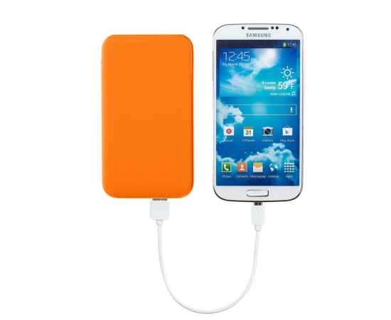 Внешний аккумулятор Uniscend Half Day Compact 5000 мAч, оранжевый, Цвет: оранжевый, Размер: 12, изображение 6