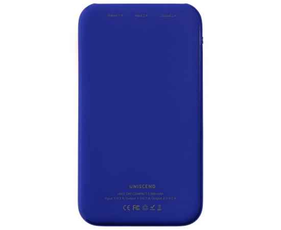 Внешний аккумулятор Uniscend Half Day Compact 5000 мAч, синий, Цвет: синий, Размер: 12, изображение 3