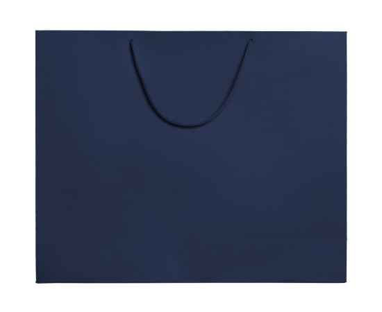 Пакет бумажный Ample L, синий, Цвет: синий, Размер: 43х35х12 см, изображение 2