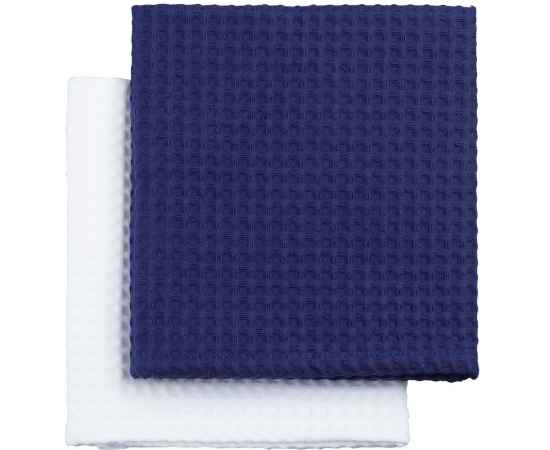 Набор кухонных полотенец Good Wipe, белый с синим, Цвет: синий, Размер: 35х65 см, изображение 2