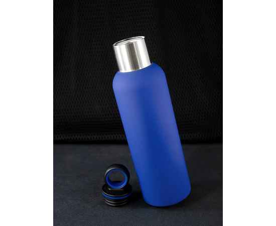 Термобутылка Sherp, синяя, Цвет: синий, Объем: 500, Размер: высота 26 см, изображение 6
