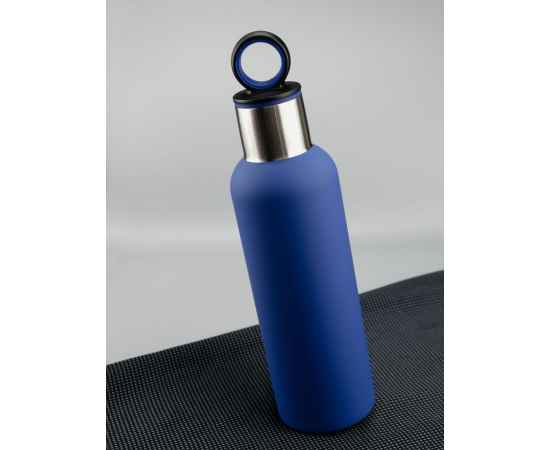 Термобутылка Sherp, синяя, Цвет: синий, Объем: 500, Размер: высота 26 см, изображение 5