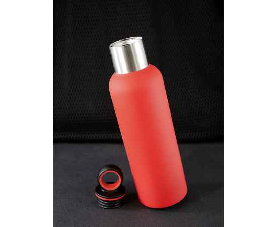 Термобутылка Sherp, красная, Цвет: красный, Объем: 500, Размер: высота 26 см, изображение 6