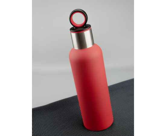 Термобутылка Sherp, красная, Цвет: красный, Объем: 500, Размер: высота 26 см, изображение 5