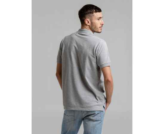 Рубашка поло мужская Virma Premium, серый меланж, размер 4XL, Цвет: серый, серый меланж, Размер: 4XL, изображение 7