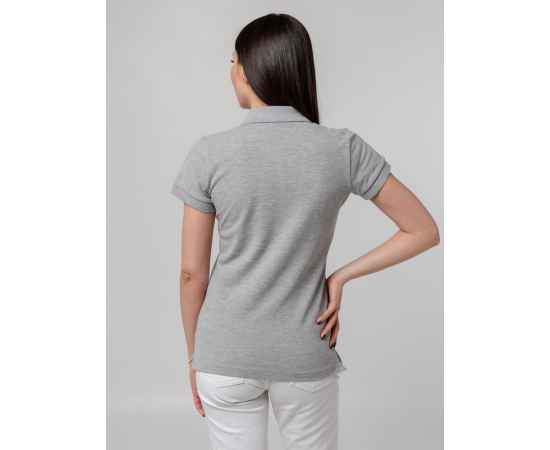 Рубашка поло женская Virma Premium Lady, серый меланж, размер XXL, Цвет: серый, серый меланж, Размер: XXL, изображение 8