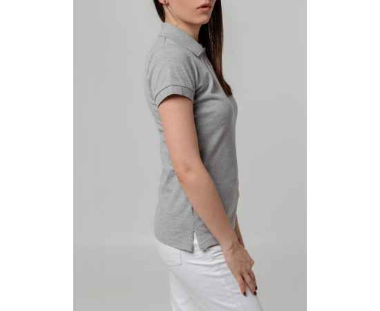 Рубашка поло женская Virma Premium Lady, серый меланж, размер XXL, Цвет: серый, серый меланж, Размер: XXL, изображение 9