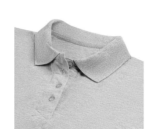 Рубашка поло женская Virma Premium Lady, серый меланж, размер XXL, Цвет: серый, серый меланж, Размер: XXL, изображение 3