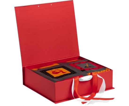 Коробка на лентах Tie Up, красная, Цвет: красный, Размер: 36, изображение 4