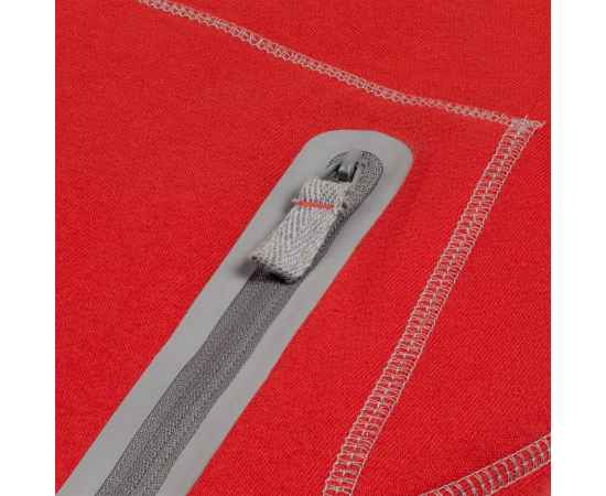 Толстовка Revers, серая с красным, размер XS, Цвет: серый, Размер: XS, изображение 6