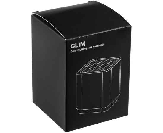 Беспроводная колонка с подсветкой логотипа Glim, черная, Цвет: черный, Размер: 7х6х6 с, изображение 9
