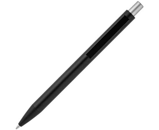 Ручка шариковая Chromatic, черная с серебристым, Цвет: серебристый, Размер: 14, изображение 3