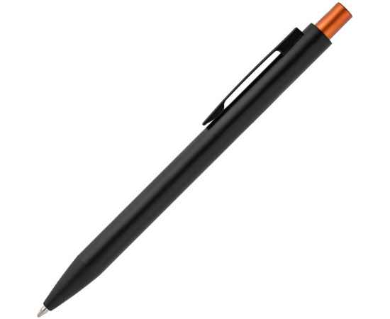 Ручка шариковая Chromatic, черная с оранжевым, Цвет: оранжевый, Размер: 14, изображение 2