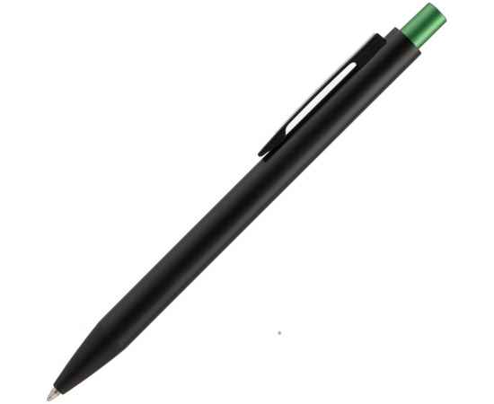 Ручка шариковая Chromatic, черная с зеленым, Цвет: зеленый, Размер: 14, изображение 2