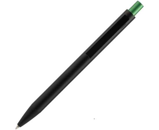 Ручка шариковая Chromatic, черная с зеленым, Цвет: зеленый, Размер: 14, изображение 3