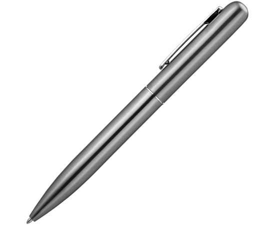 Ручка шариковая Scribo, серо-стальная, Цвет: стальной, Размер: 14х1, изображение 2