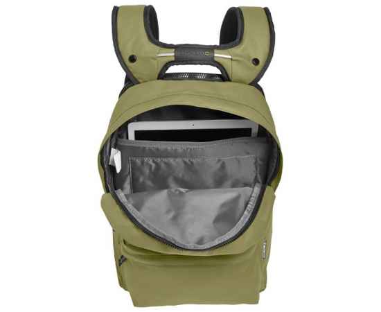 Рюкзак Photon с водоотталкивающим покрытием, оливковый, Цвет: оливковый, Размер: 28х22х41 см, изображение 3