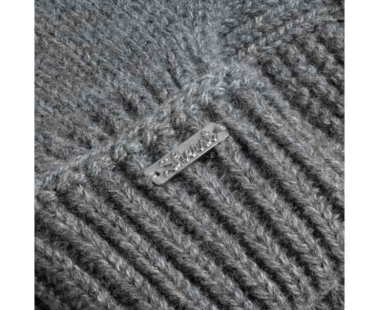 Варежки Brugge, серый меланж, размер S/M, Цвет: серый, серый меланж, Размер: S/M, изображение 3
