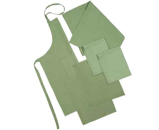 Набор полотенец Fine Line, зеленый, Цвет: зеленый, Размер: 45х60 см, изображение 7