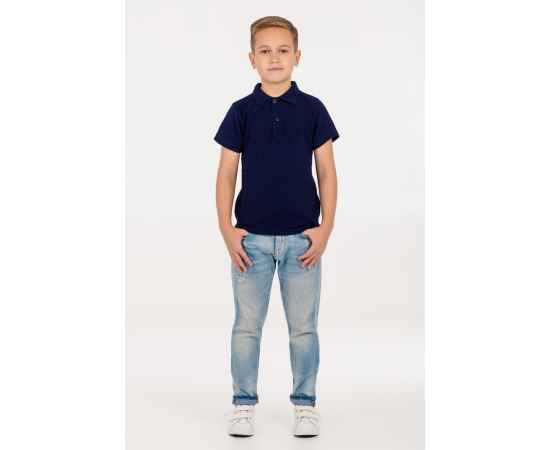 Рубашка поло детская Virma Kids, темно-синяя G_11575.402, Цвет: темно-синий, Размер: 8 лет (118-128 см), изображение 5