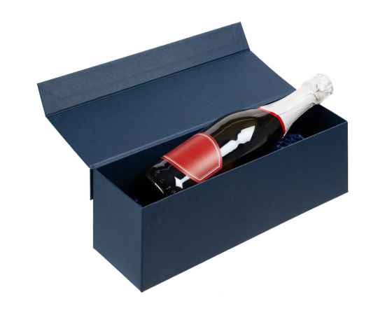 Коробка под бутылку Color Jacket, синяя, Цвет: синий, Размер: 33, изображение 3