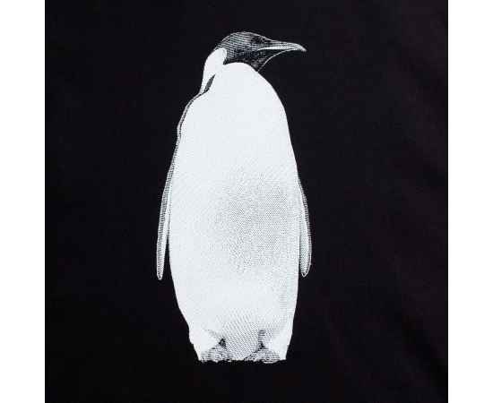 Холщовая сумка Like a Penguin, черная, Цвет: черный, Размер: 35х38х6 см, изображение 2