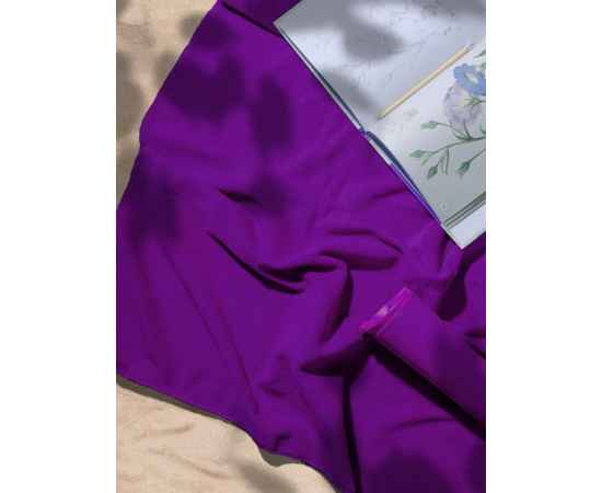 Флисовый плед Warm&Peace, фиолетовый, Цвет: фиолетовый, Размер: 100х140 см, изображение 4
