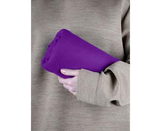 Флисовый плед Warm&Peace, фиолетовый, Цвет: фиолетовый, Размер: 100х140 см, изображение 5