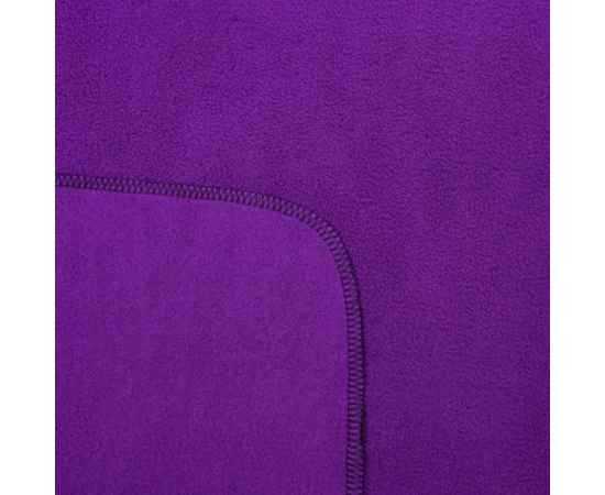 Флисовый плед Warm&Peace, фиолетовый, Цвет: фиолетовый, Размер: 100х140 см, изображение 3