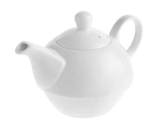 Чайный набор «Эгоист», белый, Цвет: белый, Размер: чайник: 16, изображение 3