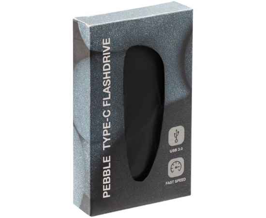 Флешка Pebble Type-C, USB 3.0, черная, 16 Гб, Цвет: черный, изображение 5