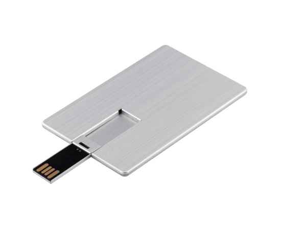 Флешка Platinum Card, 32 Гб, серебристая, Цвет: серый, изображение 4