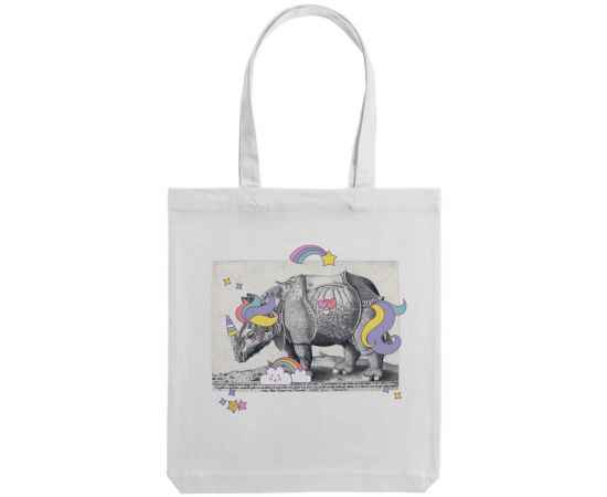 Холщовая сумка Big Dream, молочно-белая, Цвет: белый, Размер: 35х38х6 см, изображение 2